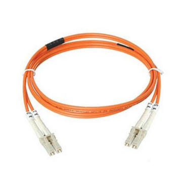 LC/PC-LC/PC Multimode Duplex Fiber Optic Patch Cord with Clips